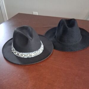Nine West Black Fedora Hat